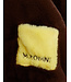 Rabbit ear faux fur jacket Brown By Mini Rodini