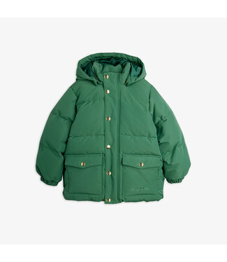 Mini Rodini Solid heavy puffer Green By Mini Rodini