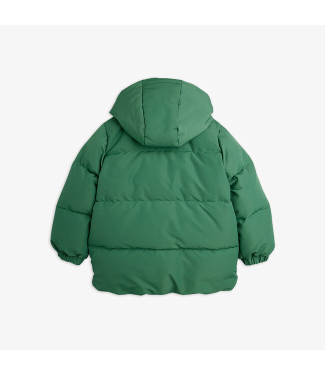 Solid heavy puffer Green By Mini Rodini