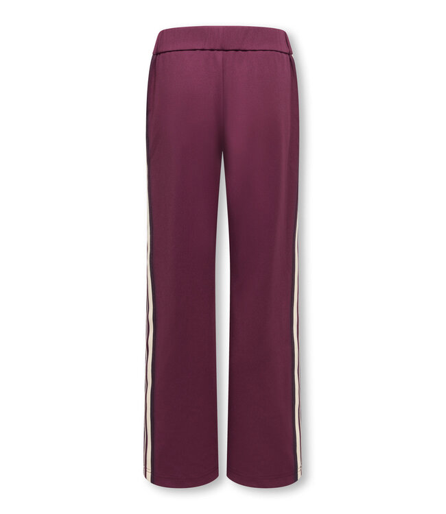 KOGWARM UP LIFE X TRACK PANT PNT Fig Panel White/Black/Fig By Kids Only