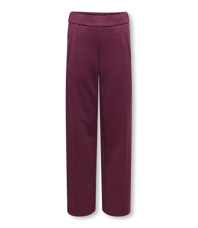 KOGWARM UP LIFE X TRACK PANT PNT Fig Panel White/Black/Fig By Kids Only