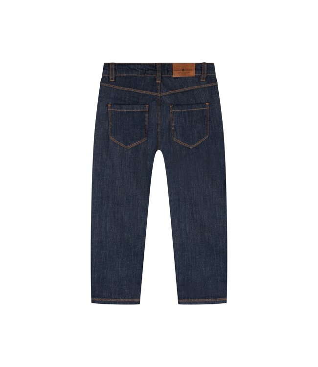 boys denim wide fit Dark blue denim By Stains & Stories