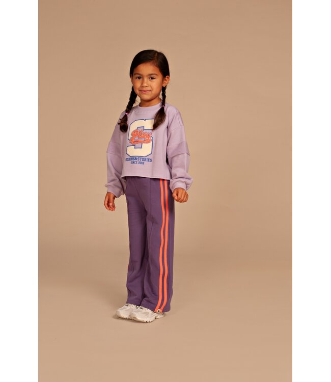 girls sweatpant Grape By Stains & Stories