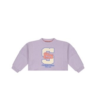 Stains & Stories girls sweatshirt Lilac By Stains & Stories