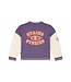 girls sweat cardigan Grape By Stains & Stories