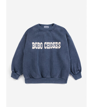 Bobo Choses Bobo Choses Pop sweatshirt MIDNIGHT BLUE by Bobo Choses