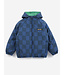 Almost MoirÃ© all over reversible anorak NAVY BLUE by Bobo Choses