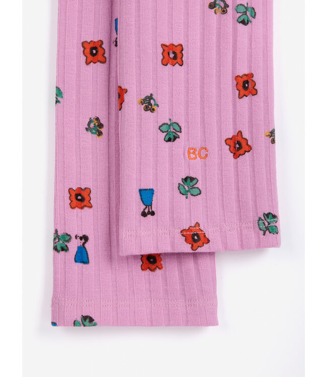 Blossom all over leggings PINK by Bobo Choses
