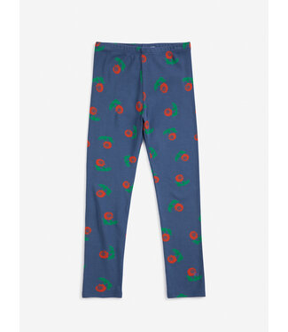 Bobo Choses Stamp Bloom all over leggings NAVY BLUE by Bobo Choses