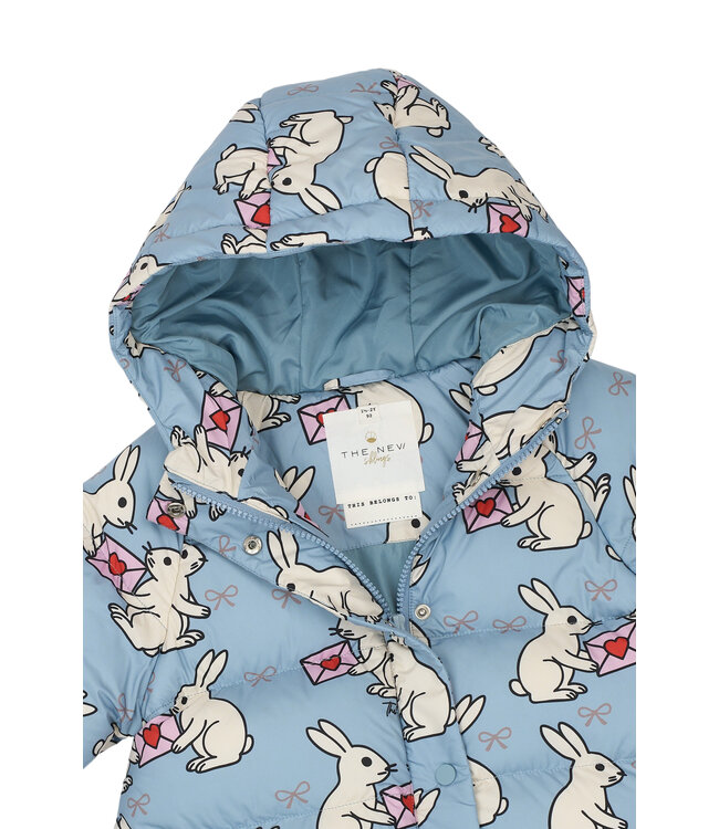 TNSTUmma Puffer Jacket Ashley Blue AOP By The New