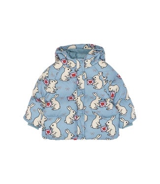 The New TNSTUmma Puffer Jacket Ashley Blue AOP By The New
