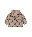 TNSTUwe Puffer Jacket Taupe Gray AOP TN By The New