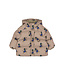 TNSTUwe Puffer Jacket Taupe Gray AOP TN By The New