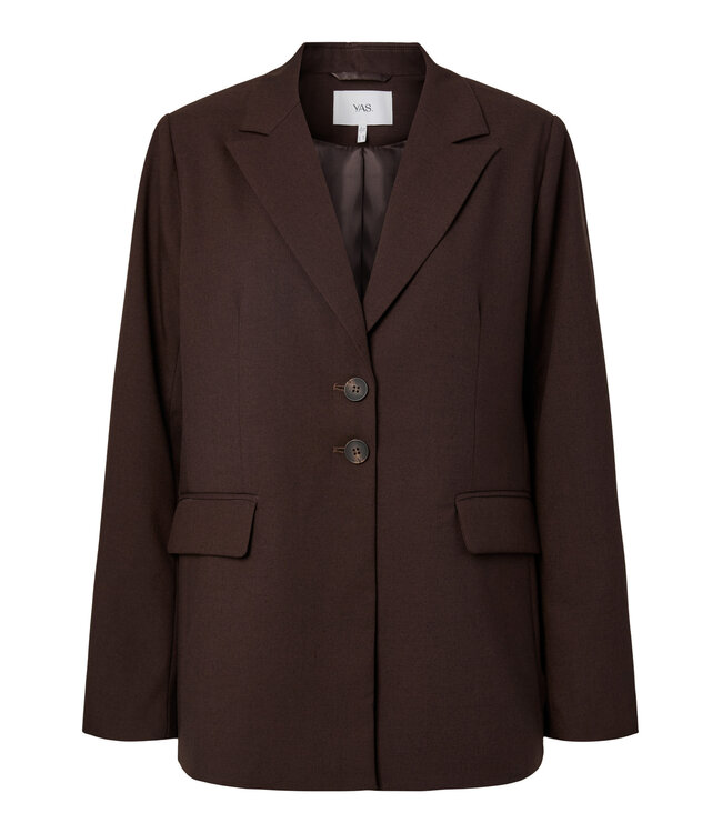 YASRIU LS BLAZER S. NOOS Coffee Bean by Y.A.S.