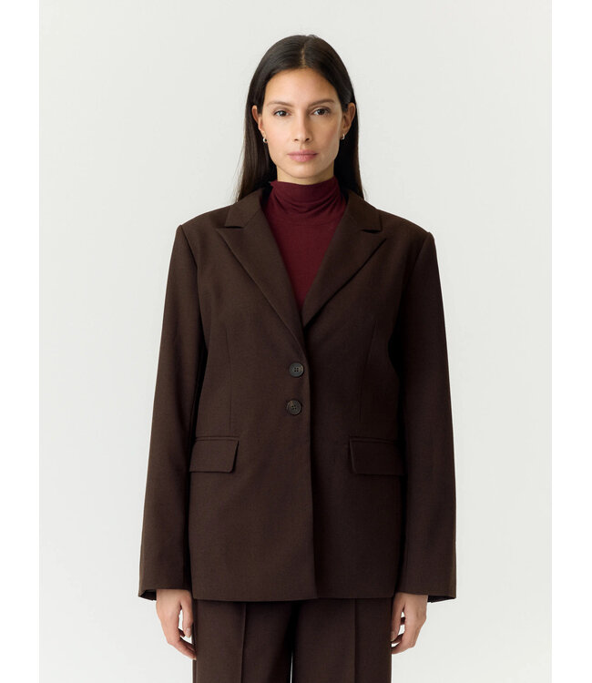 YASRIU LS BLAZER S. NOOS Coffee Bean by Y.A.S.