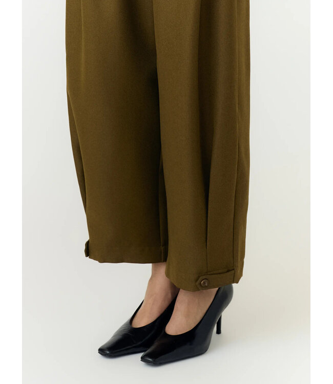 YASCOLERA MW ANKLE PANT S. Dark Olive by Y.A.S.