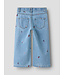 NMFROSE WIDE EMB JEANS 4711-ZA Medium Blue Denim FLOWER EMB by Name it