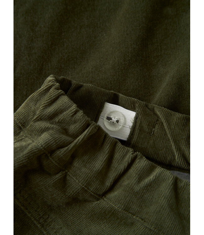 NMMBEN REGULAR CORD WL PANT 4609-YT Olive Night by Name it