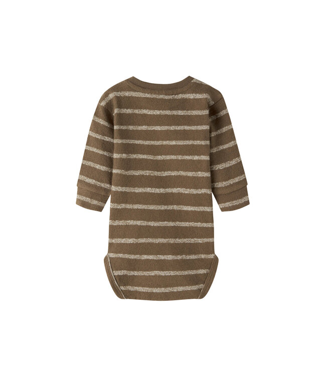 NBMOBY LS LOOSE BODY LIL Teak TURTLEDOVE by Lil' Atelier