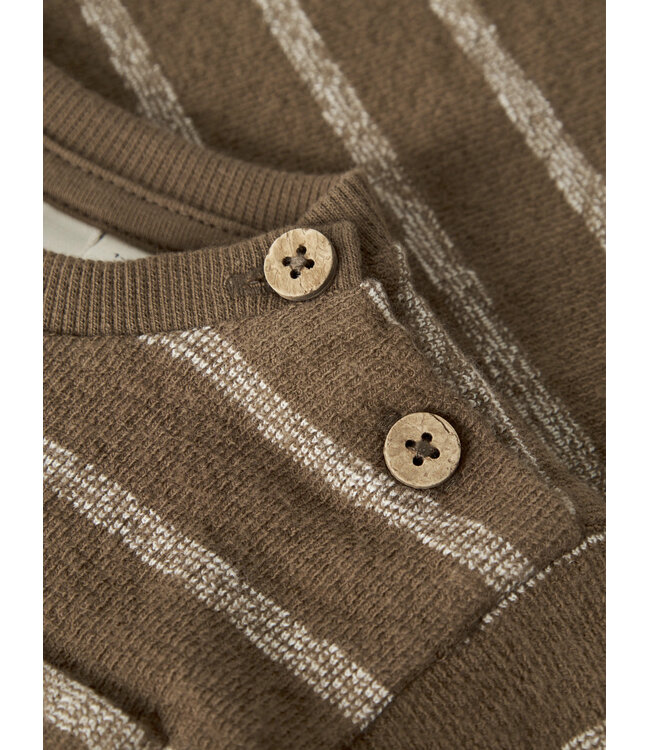 NBMOBY LS LOOSE BODY LIL Teak TURTLEDOVE by Lil' Atelier