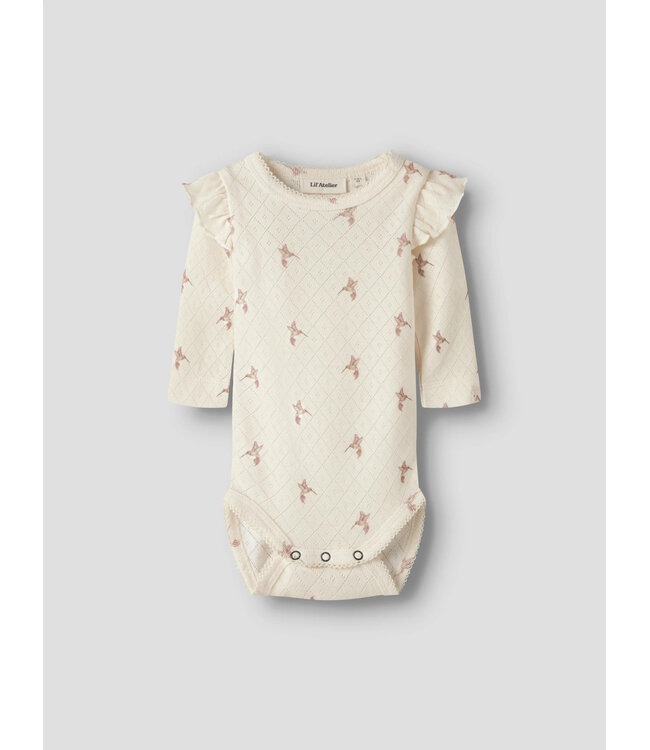 NBFRACHELLO TYL LS SLIM BODY HEA LIL Turtledove BIRD by Lil' Atelier