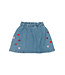 TNSTValora Denim Skirt Light Blue Denim EMB by The New