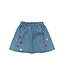 TNSTValora Denim Skirt Light Blue Denim EMB by The New