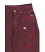 TNValentine Wide Fit Jeans Burgundy EMB TN by The New