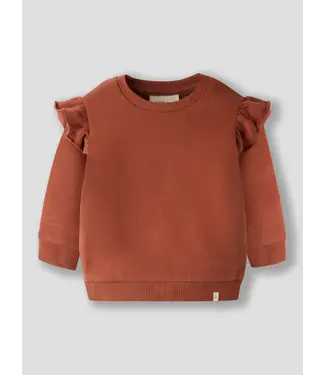 Lil' Atelier NBFILONDON RES LS SWEAT BRU LIL Maple Syrup by Lil' Atelier