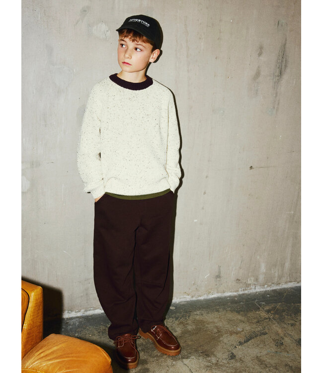 NKMODEN BARREL SWEAT PANT BRU Chocolate plum by Name it
