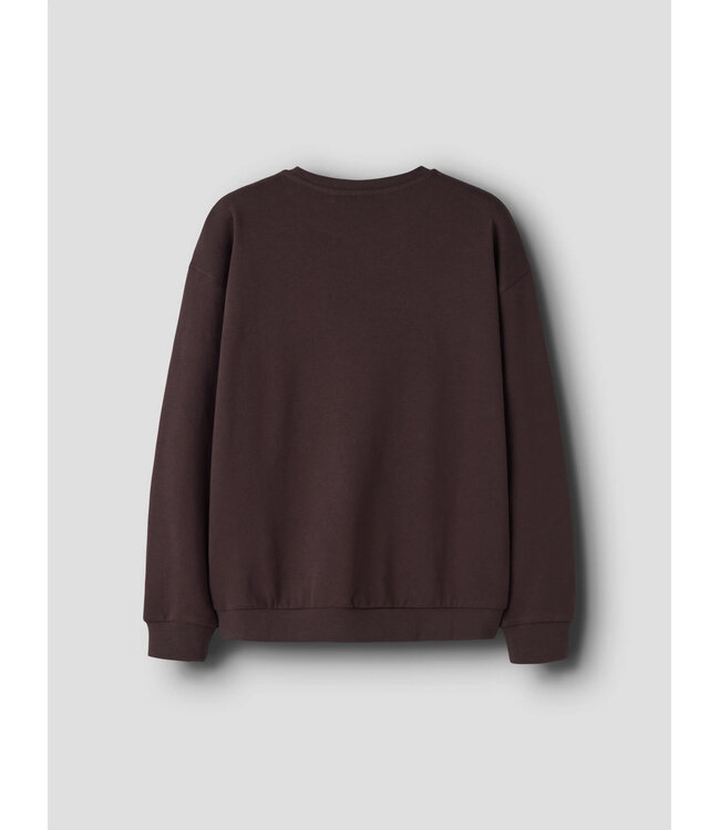 NKMOLAN LS RLX SWEAT BRU BOX Chocolate plum by Name it