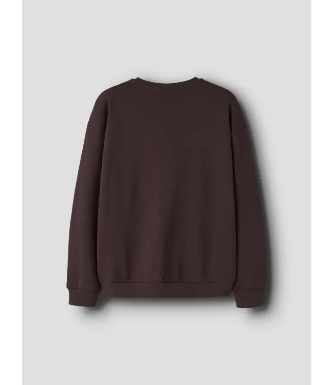 NKMOLAN LS RLX SWEAT BRU BOX Chocolate plum by Name it