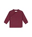 baby t-shirt long sleeve overslag Dark red by a Tiny story