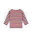 baby t-shirt long sleeve streep Dark red by a Tiny story