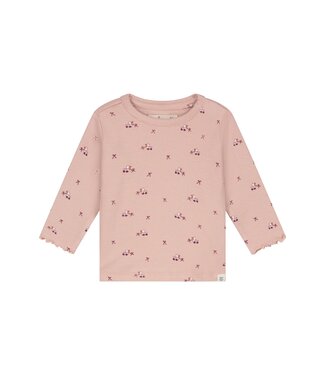 A tiny story baby t-shirt long sleeve Old pink by a Tiny story