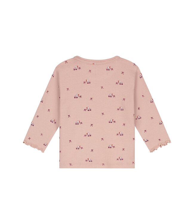 baby t-shirt long sleeve Old pink by a Tiny story