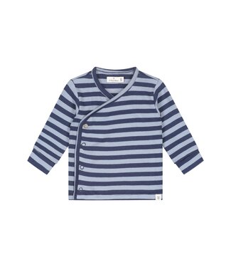 A tiny story baby t-shirt long sleeve streep Dark Blue by a Tiny story