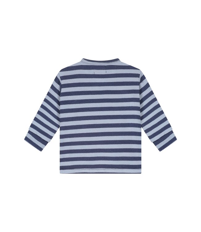 baby t-shirt long sleeve streep Dark Blue by a Tiny story