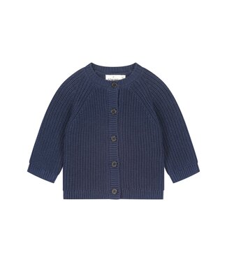 A tiny story baby cardigan Dark Blue by a Tiny story