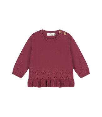 A tiny story baby pullover Dark red by a Tiny story
