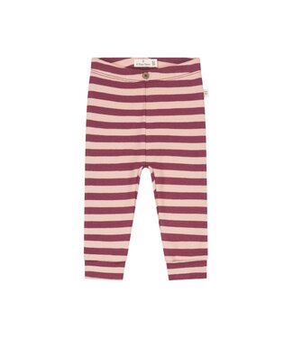 A tiny story baby pants streep Dark red by a Tiny story