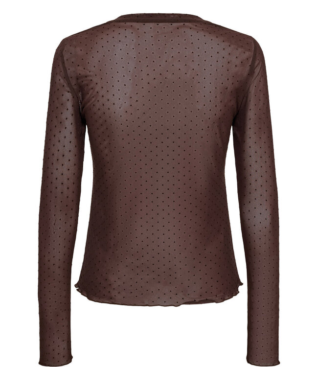 NUJINNIE BLOUSE Chocolate Plum by Nümph