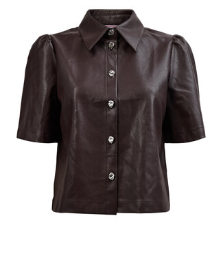 Nümph NUCILLI PU SHIRT  Chocolate Plum by Nümph