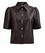 NUCILLI PU SHIRT  Chocolate Plum by Nümph