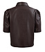 NUCILLI PU SHIRT  Chocolate Plum by Nümph