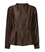 YASPELLA LS FUNNEL NECK TOP S. NOOS Chocolate Brown by Y.A.S.