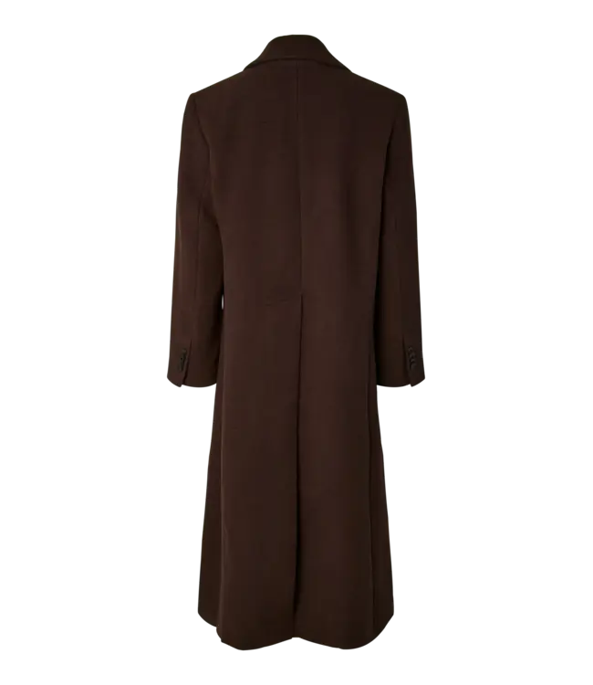 YASROYLA LS WOOL BLEND LONG COAT S. NOOS Coffee Bean by Y.A.S.