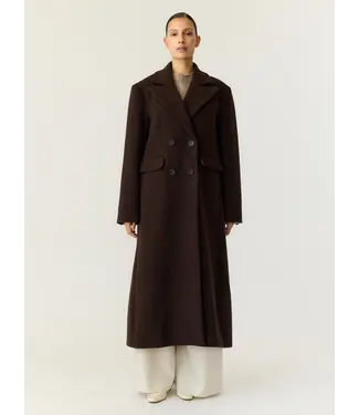 Y.A.S. YASROYLA LS WOOL BLEND LONG COAT S. NOOS Coffee Bean by Y.A.S.