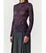 YASLACEY LS LACE TOP S. NOOS Plum Perfect by Y.A.S.
