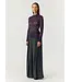 YASLACEY LS LACE TOP S. NOOS Plum Perfect by Y.A.S.